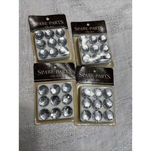 Paper Studios Spare Parts Gemstone Brads Bling Rhinestone Scrapbook 4 NWT